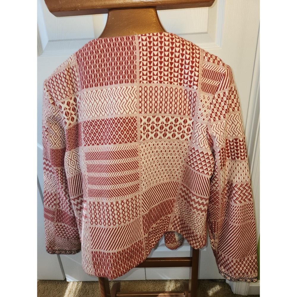Atmosphere Open Front Crop Blazer With Beaded Neckline Size 16 - Picture 4 of 6